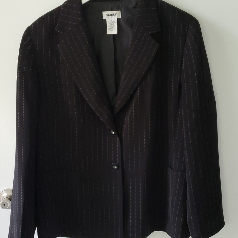 Black Lined Blazer Size 14